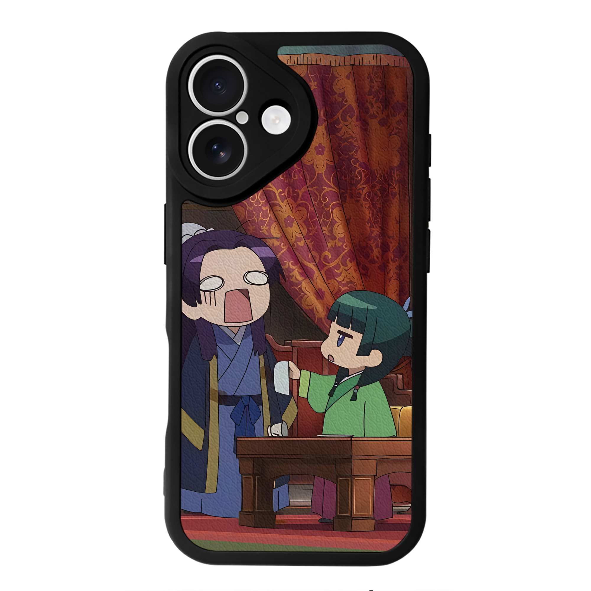 薬屋のひとりごと The Apothecary Diaries 【iPhone 16シリーズ対応】シリコンスマホケース（レザー調） 材質：シリコン